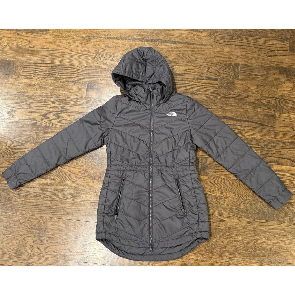 The North Face NF0A3XDB Women Black Tamburello Parka Jacket XS Hooded